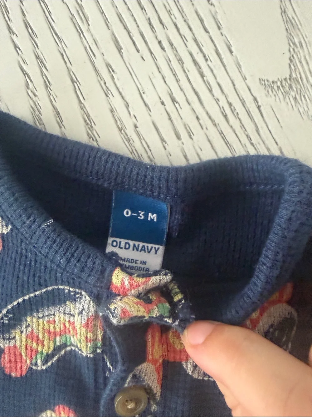 Old Navy Navy Sleeveless Hot Dog Print Romper